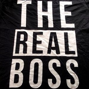 The Real Boss Long Sleeve Tee